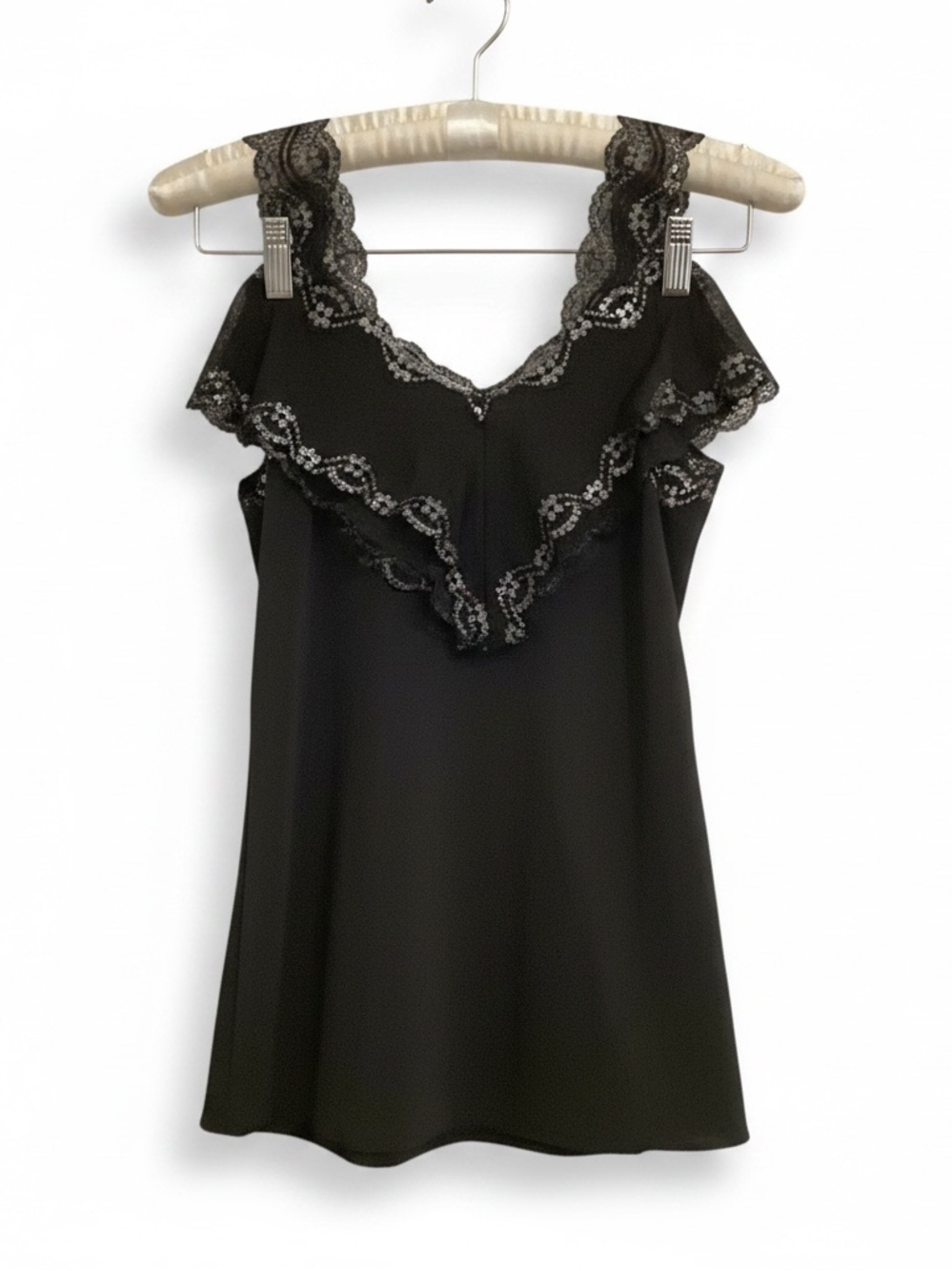 Honeydew Intimates MED NWOT Black Lace Cami & Cheeky Panty Set